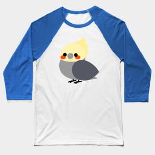 Gray Cockatiel Baseball T-Shirt